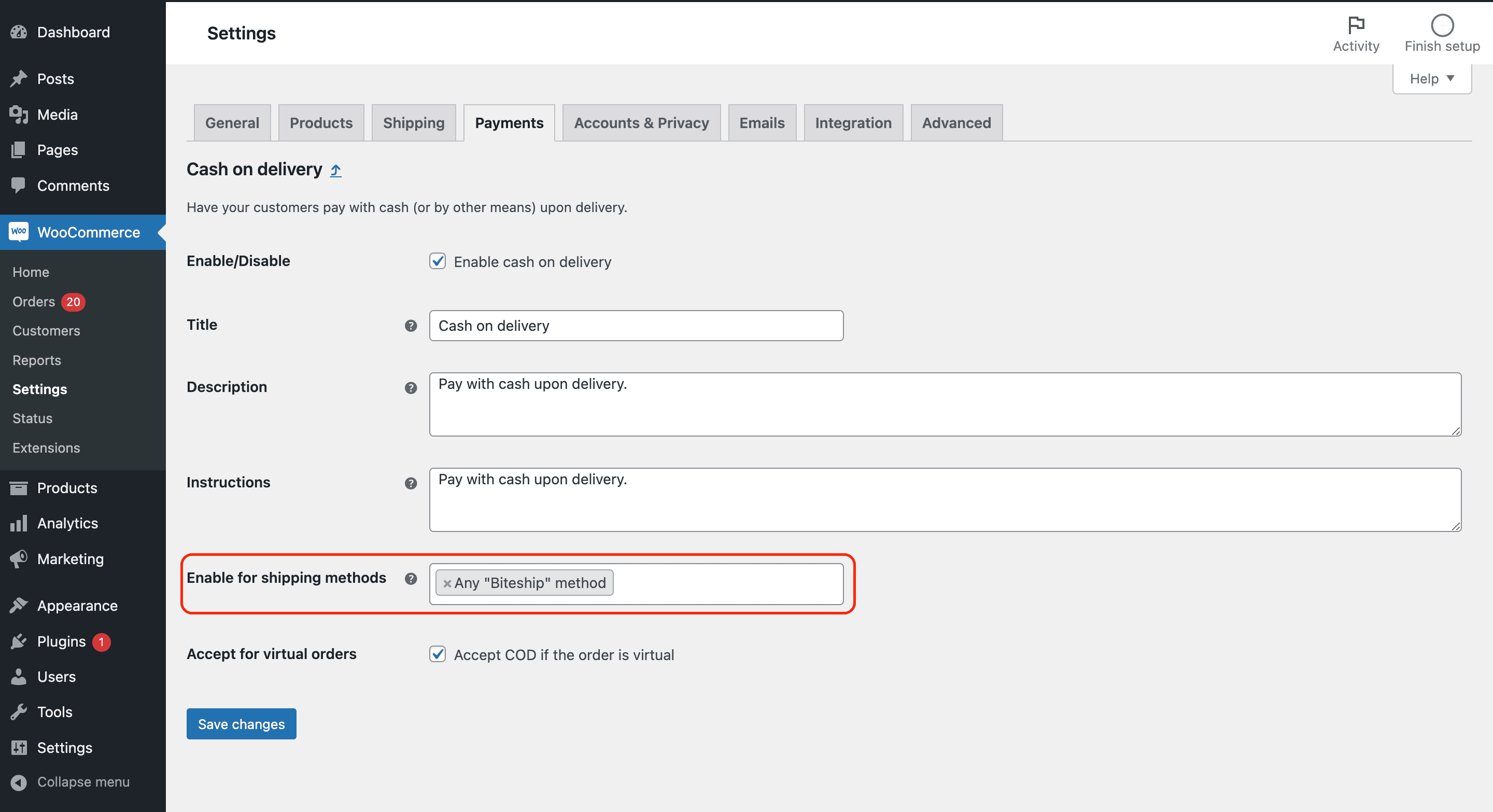 Cara Mengaktifkan Layanan COD di Website Woocommerce